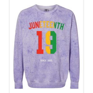 juneteenth black history month Colorblast Crewneck Sweatshirt