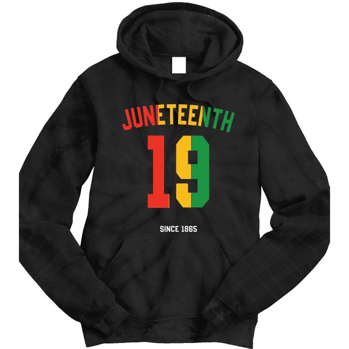 juneteenth black history month Tie Dye Hoodie