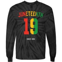 juneteenth black history month Tie-Dye Long Sleeve Shirt