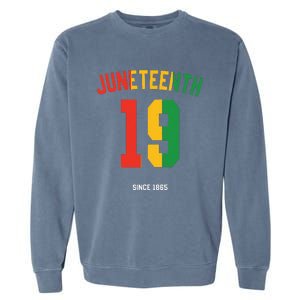 juneteenth black history month Garment-Dyed Sweatshirt