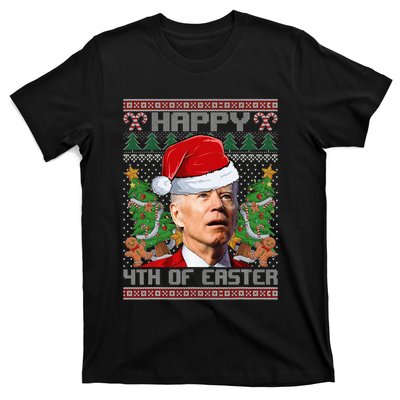 Joe Biden Happy 4th Easter Ugly Christmas Sweater T-Shirt