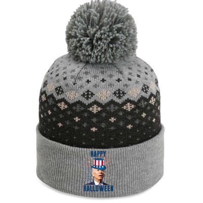 Joe Biden Happy Halloween Confused 4th Of July Funny The Baniff Cuffed Pom Beanie