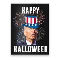 Joe Biden Happy Halloween Confused 4th Of July Funny Poster