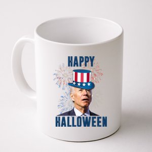 Joe Biden Happy Halloween Confused 4th Of July Funny Coffee Mug