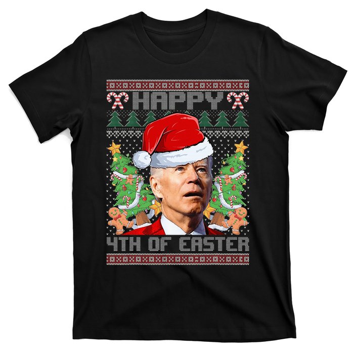 Joe Biden Happy 4th Easter Ugly Christmas Sweater T-Shirt