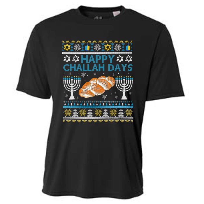  Jewish Bread Happy Challah Days Hanukkah Chanukah Cooling Performance Crew T-Shirt