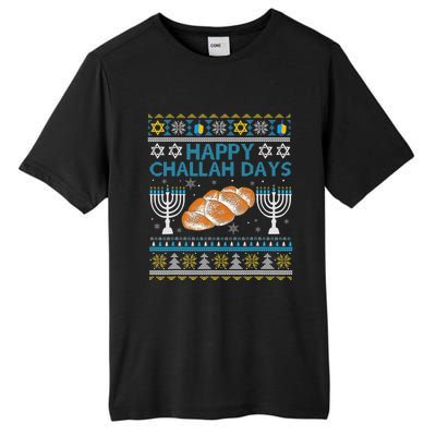  Jewish Bread Happy Challah Days Hanukkah Chanukah Tall Fusion ChromaSoft Performance T-Shirt