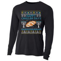  Jewish Bread Happy Challah Days Hanukkah Chanukah Cooling Performance Long Sleeve Crew