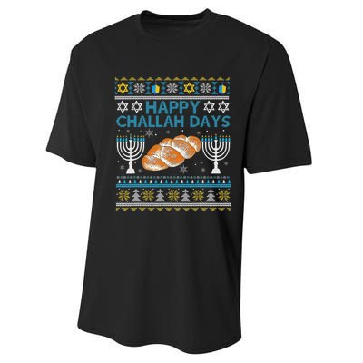  Jewish Bread Happy Challah Days Hanukkah Chanukah Performance Sprint T-Shirt