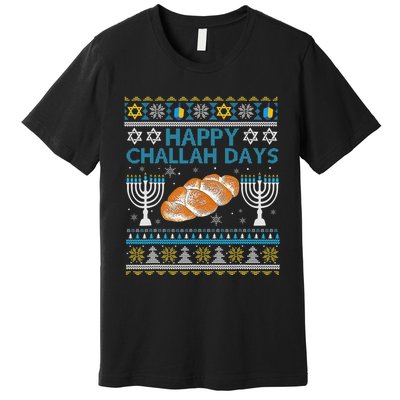  Jewish Bread Happy Challah Days Hanukkah Chanukah Premium T-Shirt