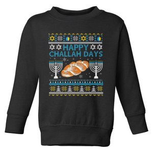  Jewish Bread Happy Challah Days Hanukkah Chanukah Toddler Sweatshirt