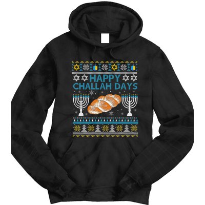  Jewish Bread Happy Challah Days Hanukkah Chanukah Tie Dye Hoodie