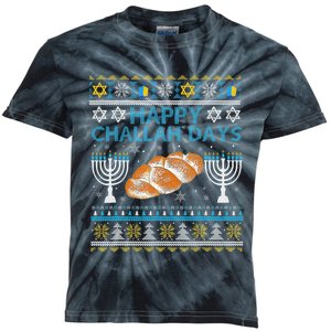  Jewish Bread Happy Challah Days Hanukkah Chanukah Kids Tie-Dye T-Shirt