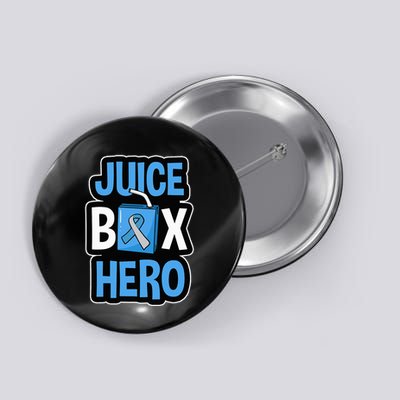 Juice Box Hero Diabetes Blue Ribbon Diabetic Ketoacidosis DM Button