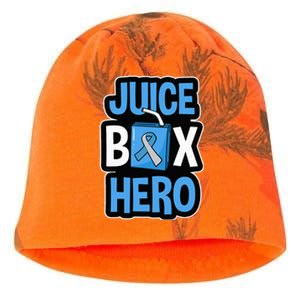 Juice Box Hero Diabetes Blue Ribbon Diabetic Ketoacidosis DM Kati - Camo Knit Beanie