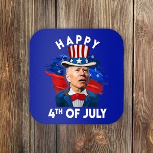 Joe Biden Happy Fourth Of July Gift Usa Flag Memorial Day Cool Gift Coaster