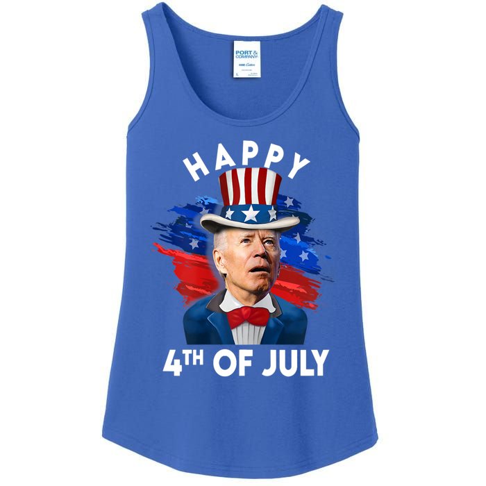 Joe Biden Happy Fourth Of July Gift Usa Flag Memorial Day Cool Gift Ladies Essential Tank