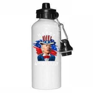 Joe Biden Happy Fourth Of July Gift Usa Flag Memorial Day Cool Gift Aluminum Water Bottle