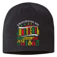 Juneteenth Black History Celebrating Black Freedom 1865 Sustainable Beanie