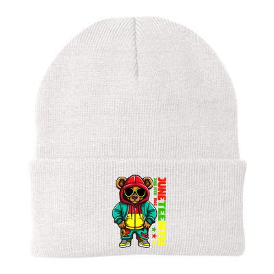 Juneteenth Black Hip Hop Teddy Bear African American Beanie