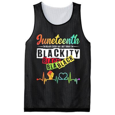Juneteenth Blackity Heartbeat Black History African America Mesh Reversible Basketball Jersey Tank