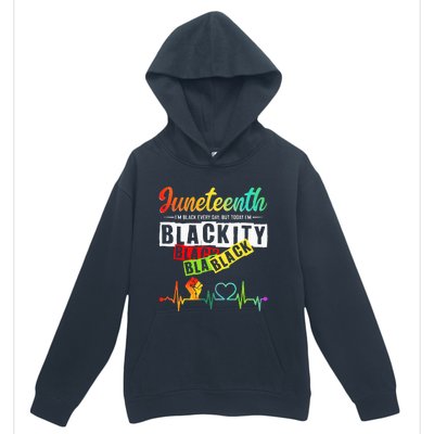 Juneteenth Blackity Heartbeat Black History African America Urban Pullover Hoodie