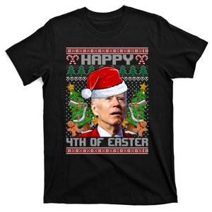 Joe Biden Happy 4th Easter Ugly Christmas Sweater For Women T-Shirt