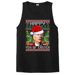 Joe Biden Happy 4th Easter Ugly Christmas Sweater For Women PosiCharge Competitor Tank