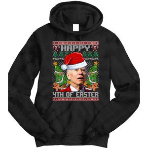 Joe Biden Happy 4th Easter Ugly Christmas Sweater For Women Tie Dye Hoodie