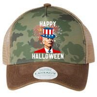 Joe Biden Happy Halloween For Funny 4th Of July Legacy Tie Dye Trucker Hat
