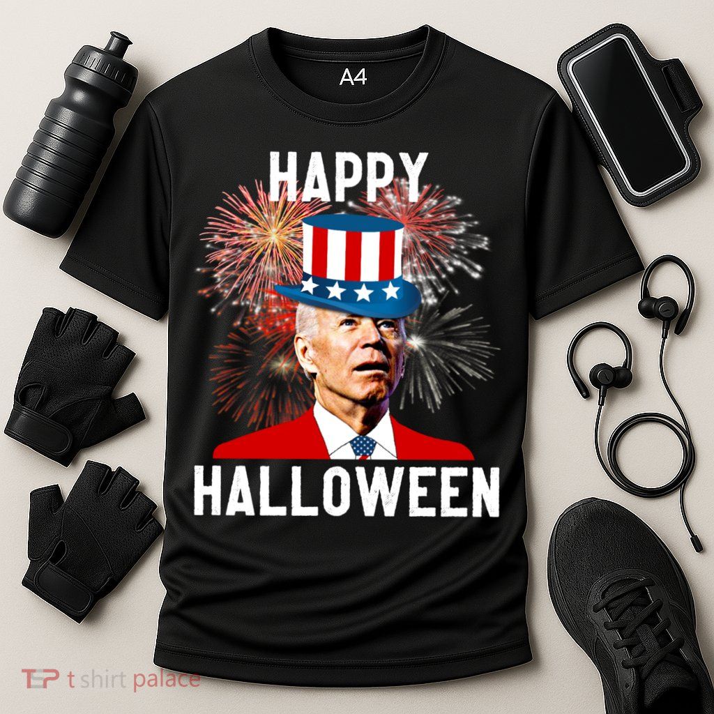 Joe Biden Happy Halloween For Funny 4th Of July Performance Shirt