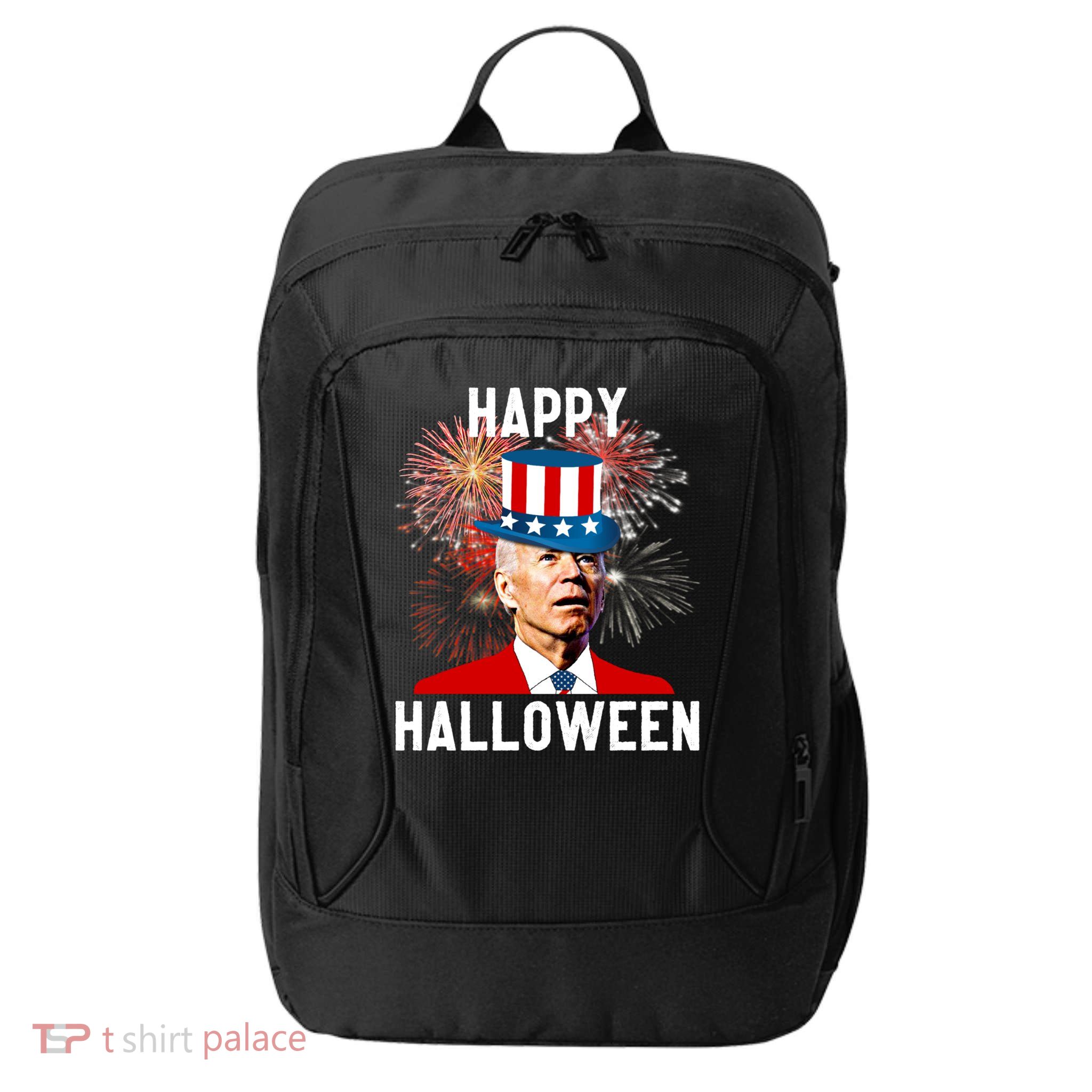 Joe Biden Happy Halloween For Funny 4th Of July City Backpack