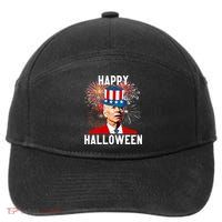 Joe Biden Happy Halloween For Funny 4th Of July 7-Panel Snapback Hat