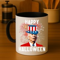 Joe Biden Happy Halloween For Funny 4th Of July Mug