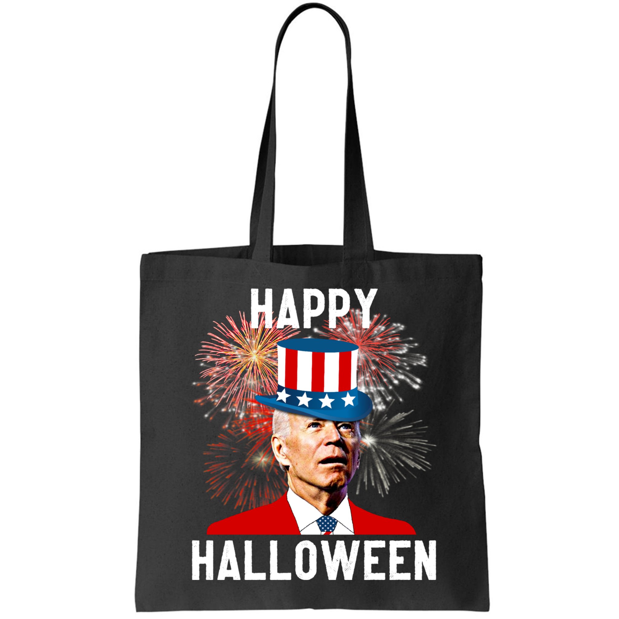 Joe Biden Happy Halloween For Funny 4th Of July Bag