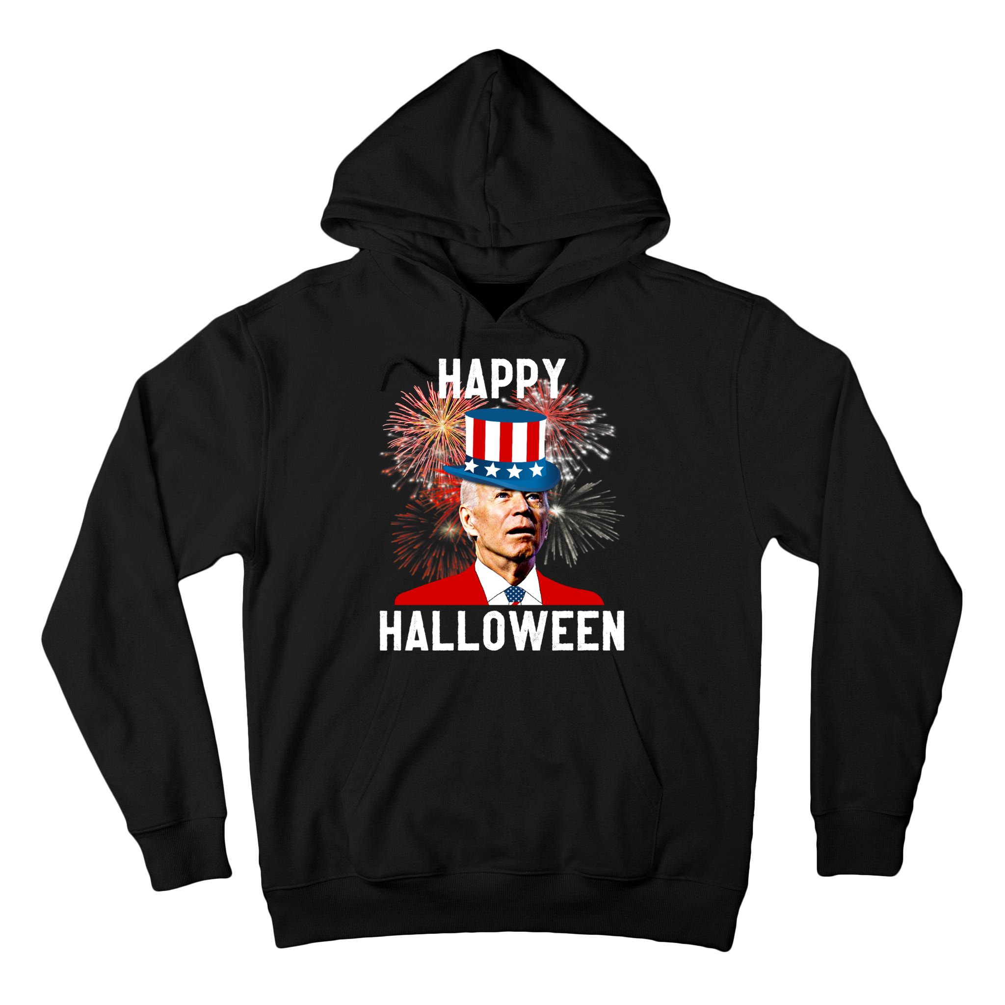 Joe Biden Happy Halloween For Funny 4th Of July Tall Hoodie