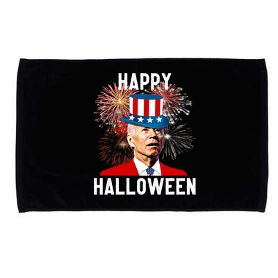 Joe Biden Happy Halloween For Funny 4th Of July Microfiber Hand Towel