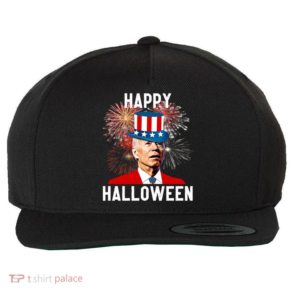 Joe Biden Happy Halloween For Funny 4th Of July Wool Snapback Cap