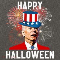 Joe Biden Happy Halloween For Funny 4th Of July Cotton Canvas Backpack