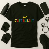 Just Build It Master Builder Building Block T-Shirt