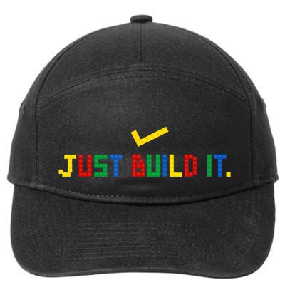 Just Build It Master Builder Building Block 7-Panel Snapback Hat