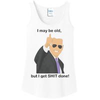 Joe Biden I May Be Old But I Get Shit Done Ladies Essential Tank