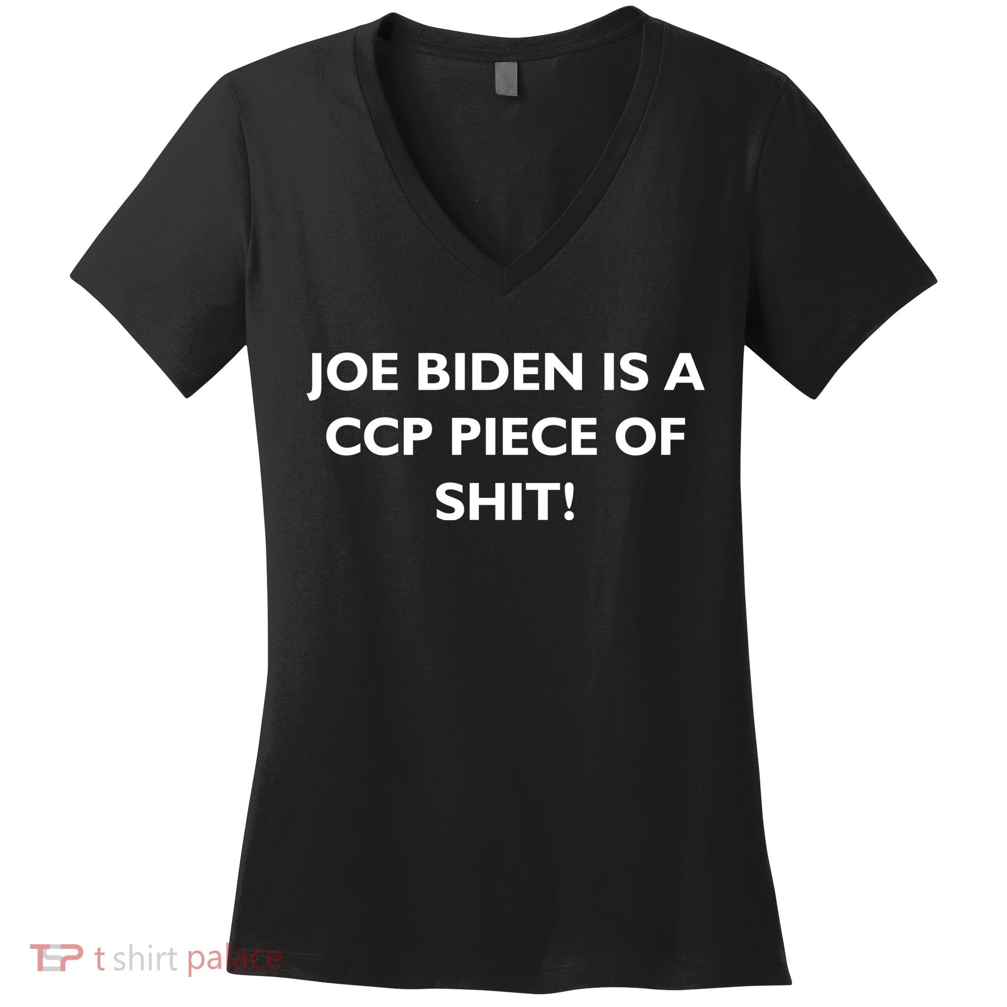Joe Biden is a CCP Piece of Women's V-Neck T-Shirt