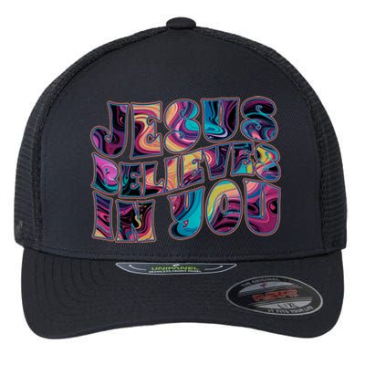 Jesus Believes In You Flexfit Unipanel Trucker Cap