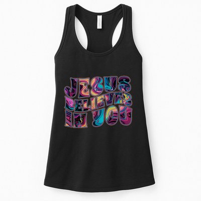 Jesus Believes In You Womens Tank Top