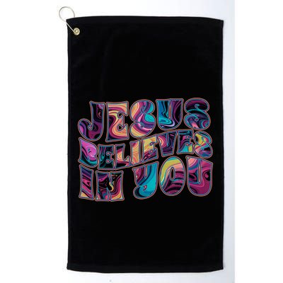 Jesus Believes In You Golf Towel