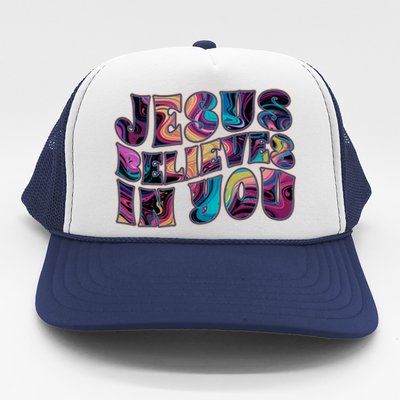 Jesus Believes In You Trucker Hat