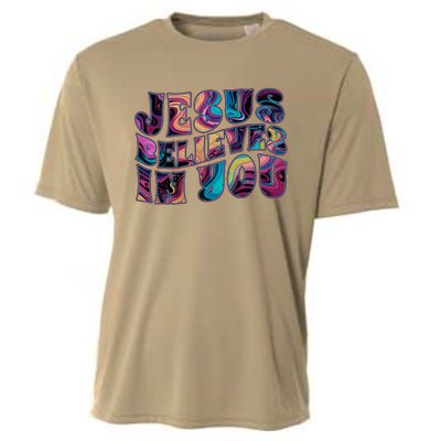 Jesus Believes In You Cooling Performance Crew T-Shirt