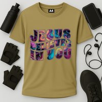 Jesus Believes In You Cooling Performance Crew T-Shirt
