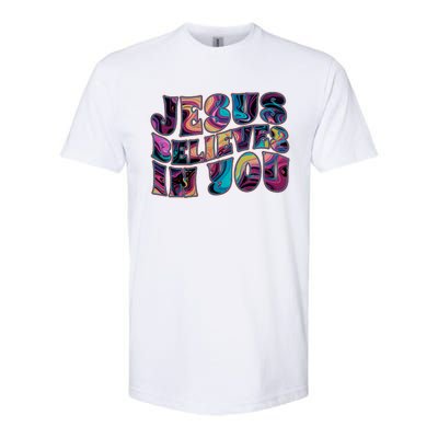 Jesus Believes In You Softstyle® CVC T-Shirt